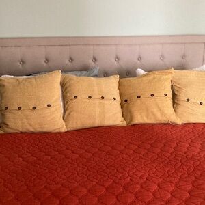 Pottery Barn Tan Accent Pillows cover